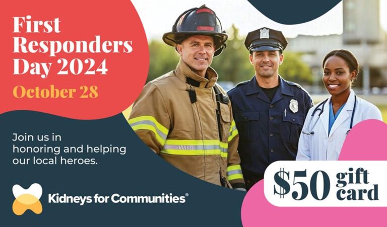 First Responders Day 2024 - Kidneys for First Responders